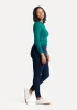 Skinny-Leg | 4-Pocket Betabrand Yoga Denim (Dark Indigo) sold by Betabrand