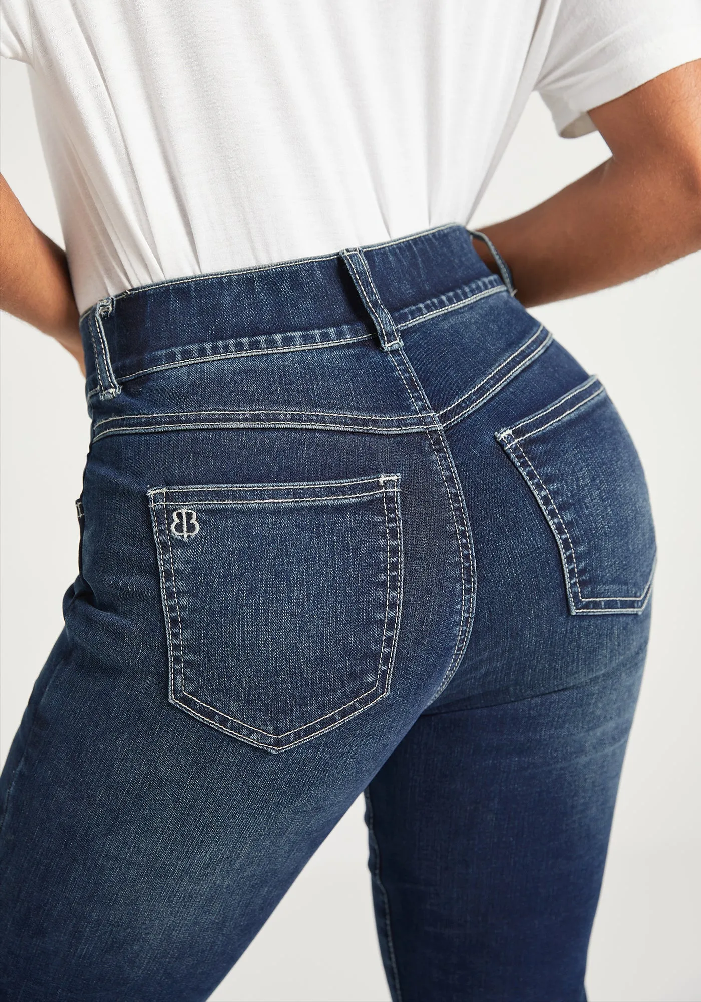 Signature Mid-Rise Denim | Bootcut (Roma Wash) sold by Betabrand product image thumbnail 2
