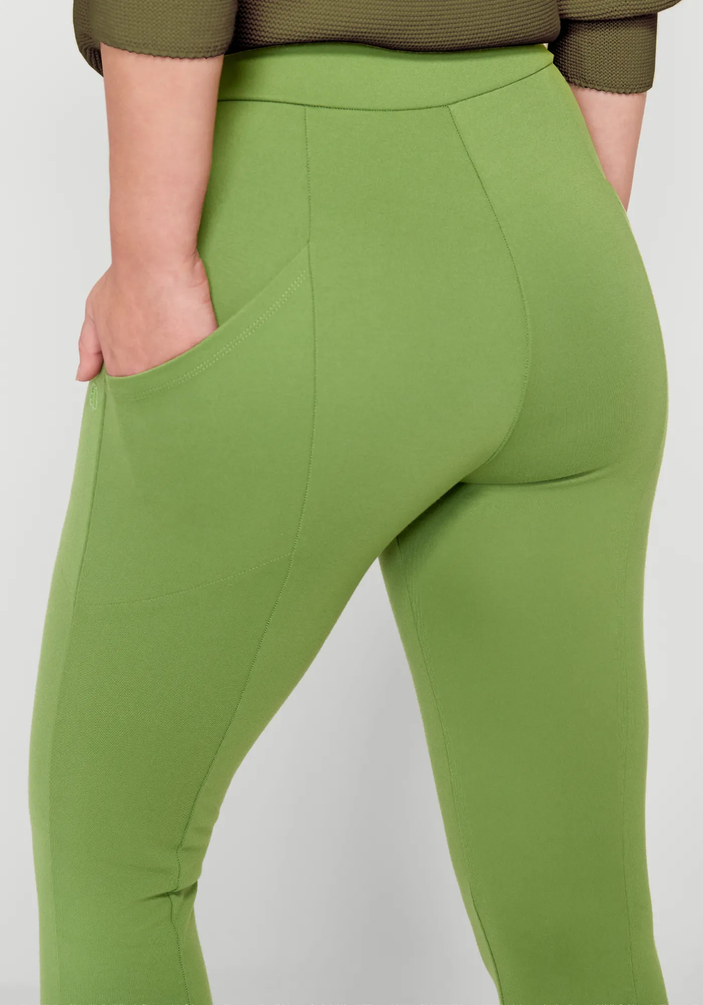 Journey Pant | Skinny (Kale) sold by Betabrand product image thumbnail 3
