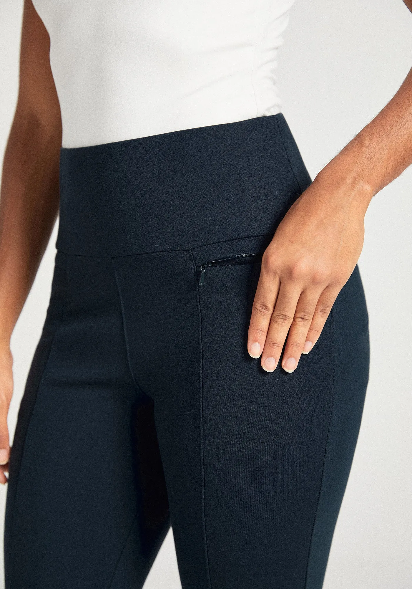 Power Down DPYP™ Dress Pant Yoga Pant | Skinny (Navy) sold by Betabrand product image thumbnail 4