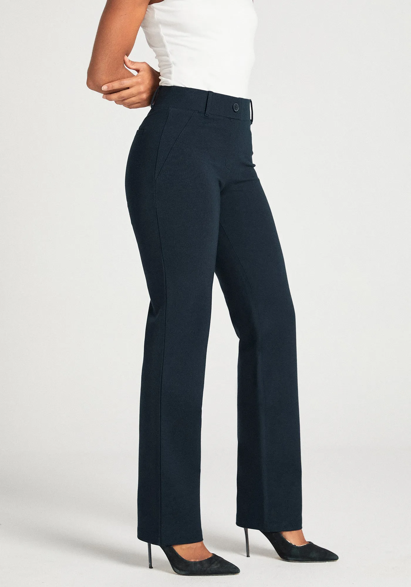 ⏰ PRESALE | Classic DPYP™ Dress Pant Yoga Pant | Straight (Navy) sold by Betabrand
