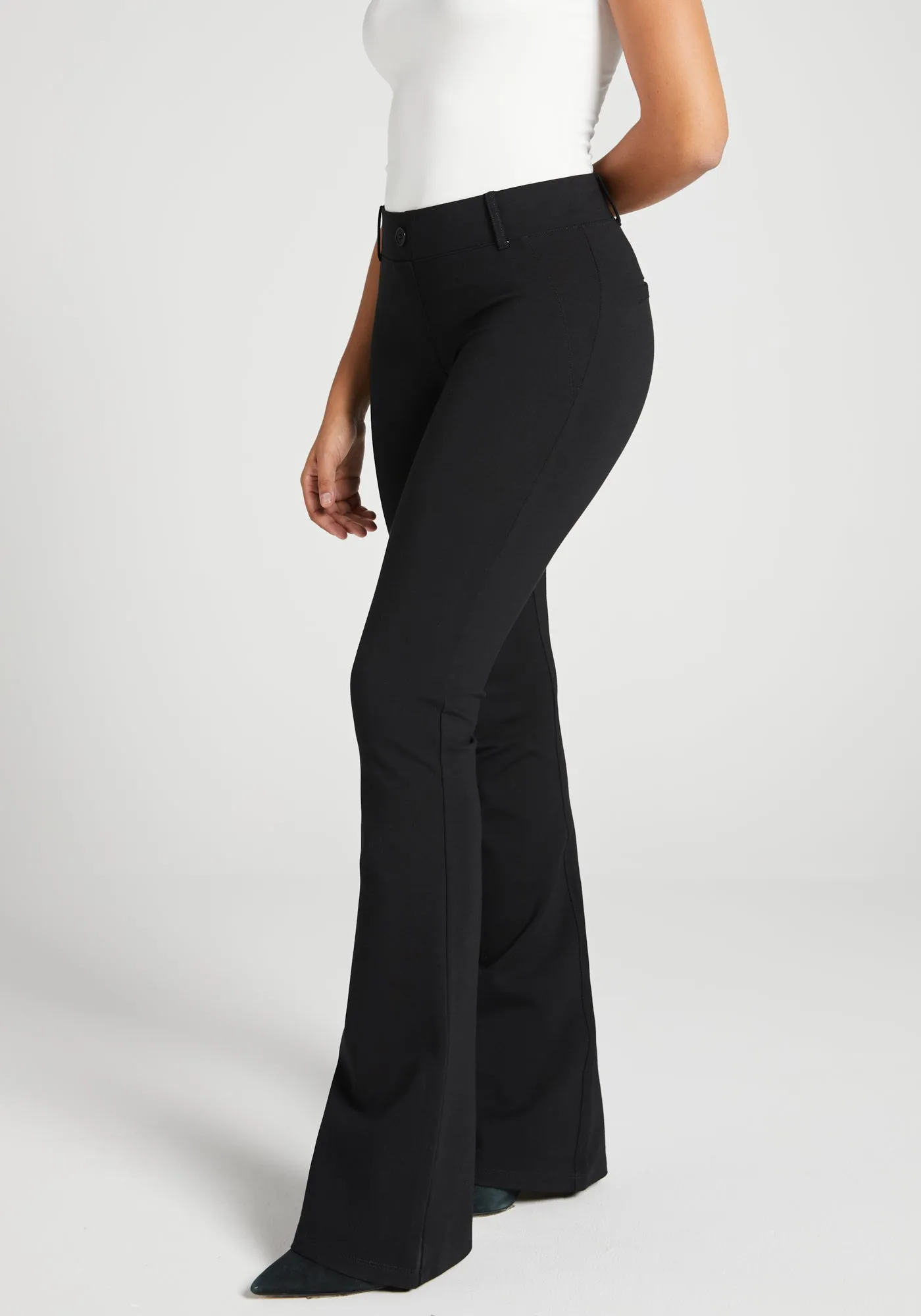 Classic DPYP™ Dress Pant Yoga Pant | Bootcut (Black) sold by Betabrand product image thumbnail 2