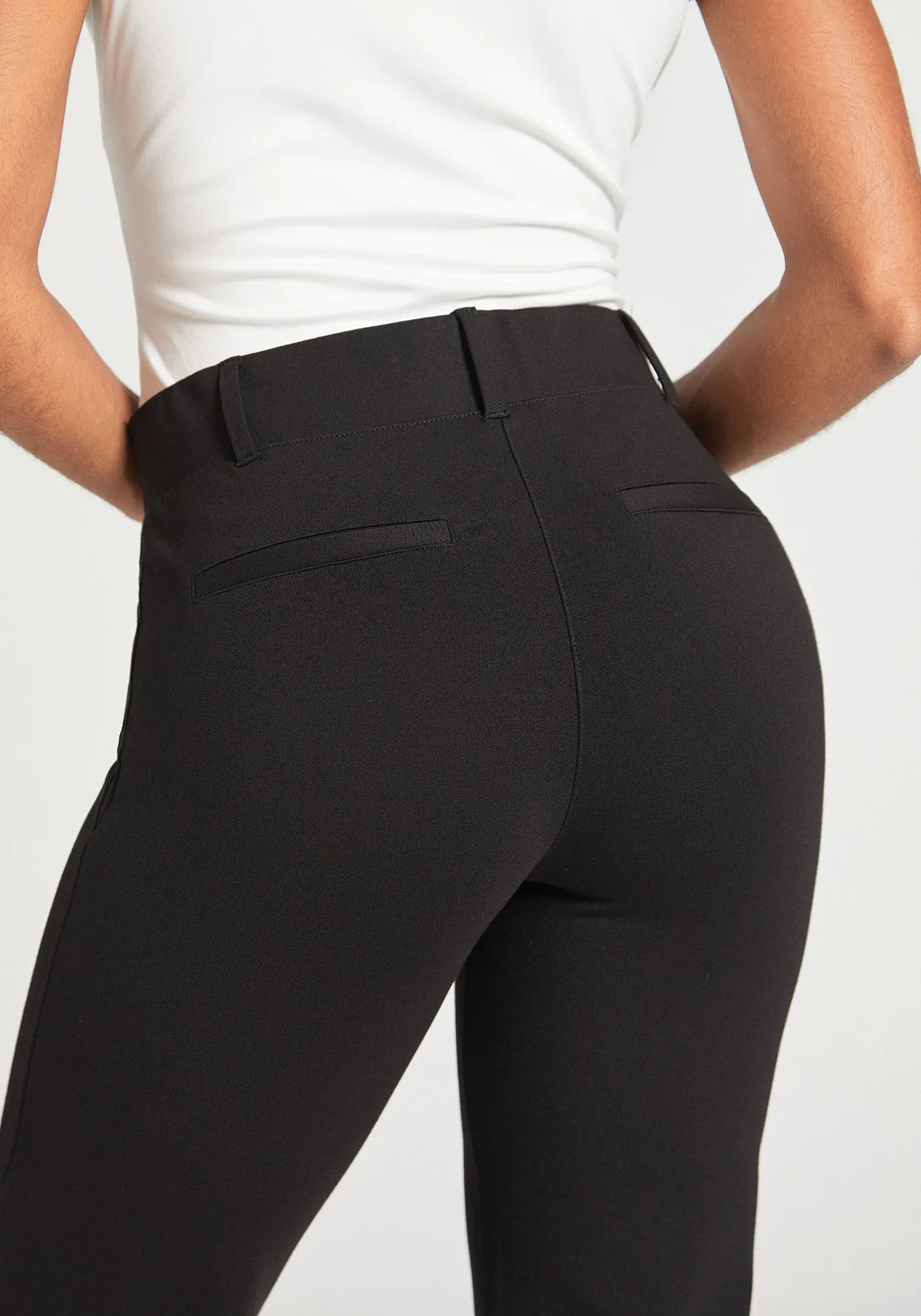 Classic DPYP™ Dress Pant Yoga Pant | Bootcut (Black) sold by Betabrand product image thumbnail 5