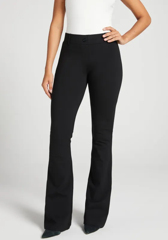 Classic Dress Pant Yoga Pant | Bootcut (Black) sold by Betabrand