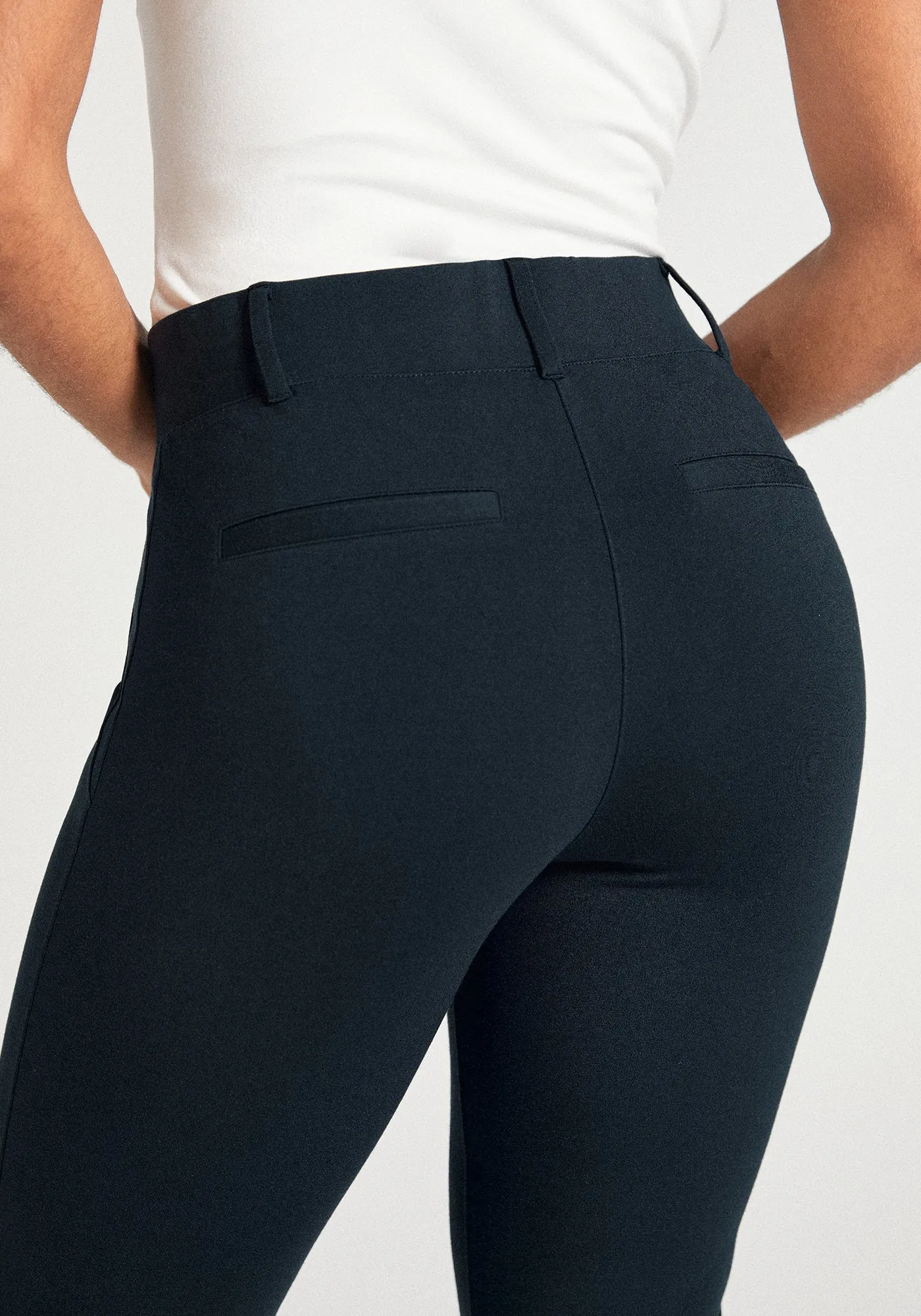 Classic DPYP™ Dress Pant Yoga Pant | Bootcut (Navy) sold by Betabrand product image thumbnail 5