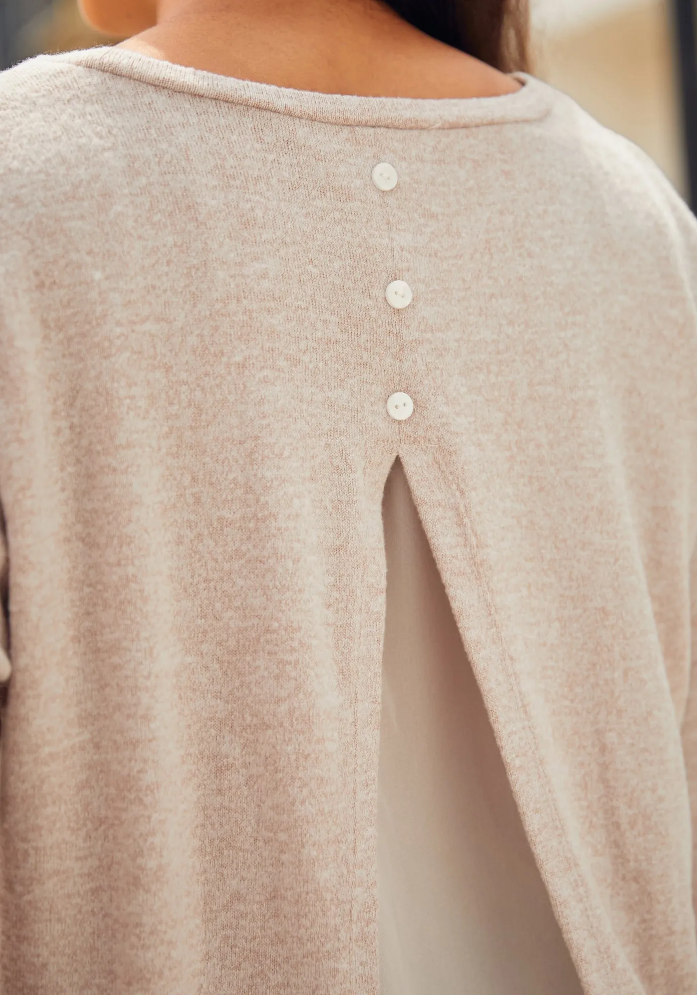 UltraEase Layered Boatneck (Ivory) sold by Betabrand product image thumbnail 5