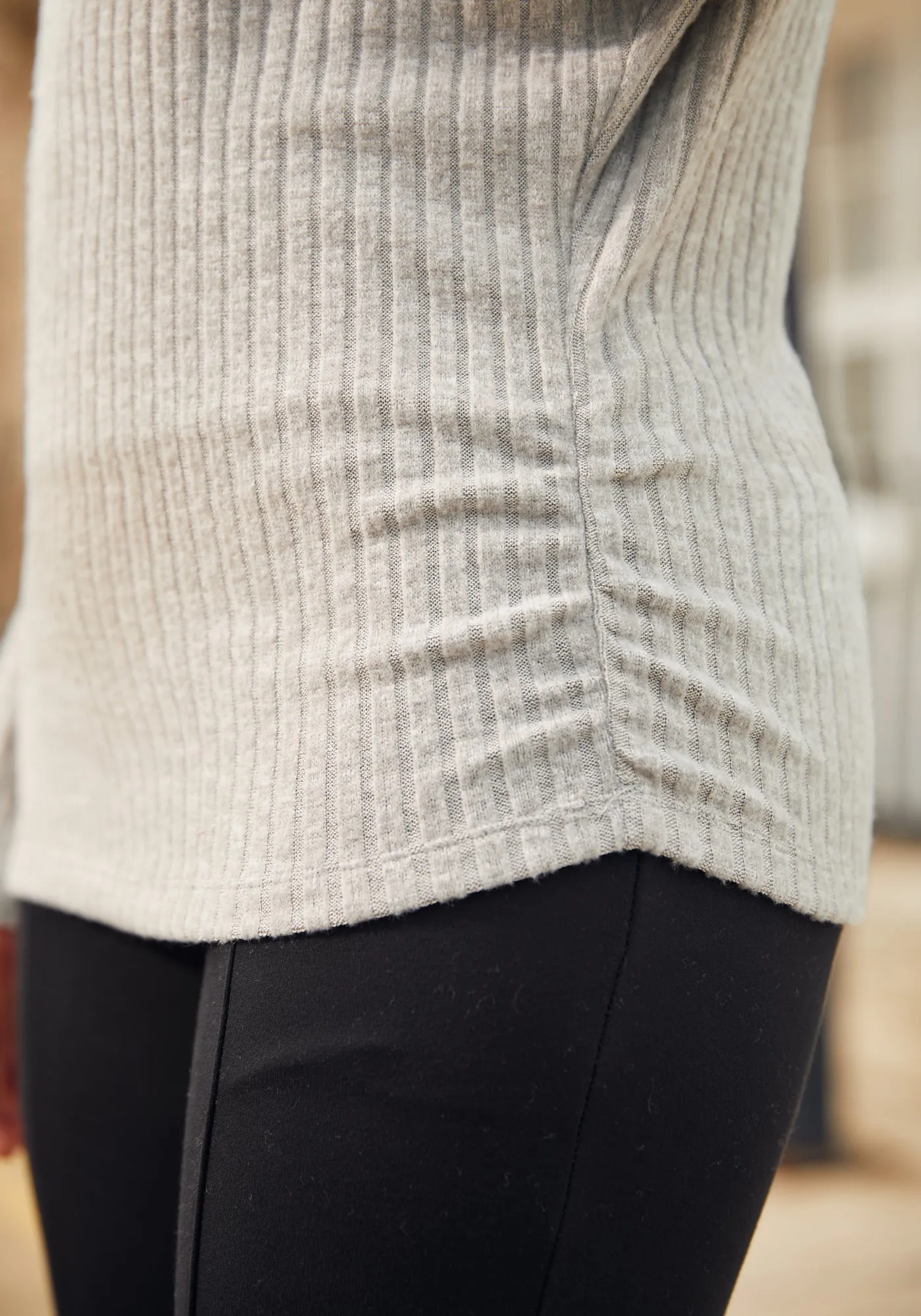 UltraEase Kylie Dolman Top (Gray) sold by Betabrand product image thumbnail 3