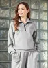 AirFlex Quarter Zip Pullover (Gray) sold by Betabrand