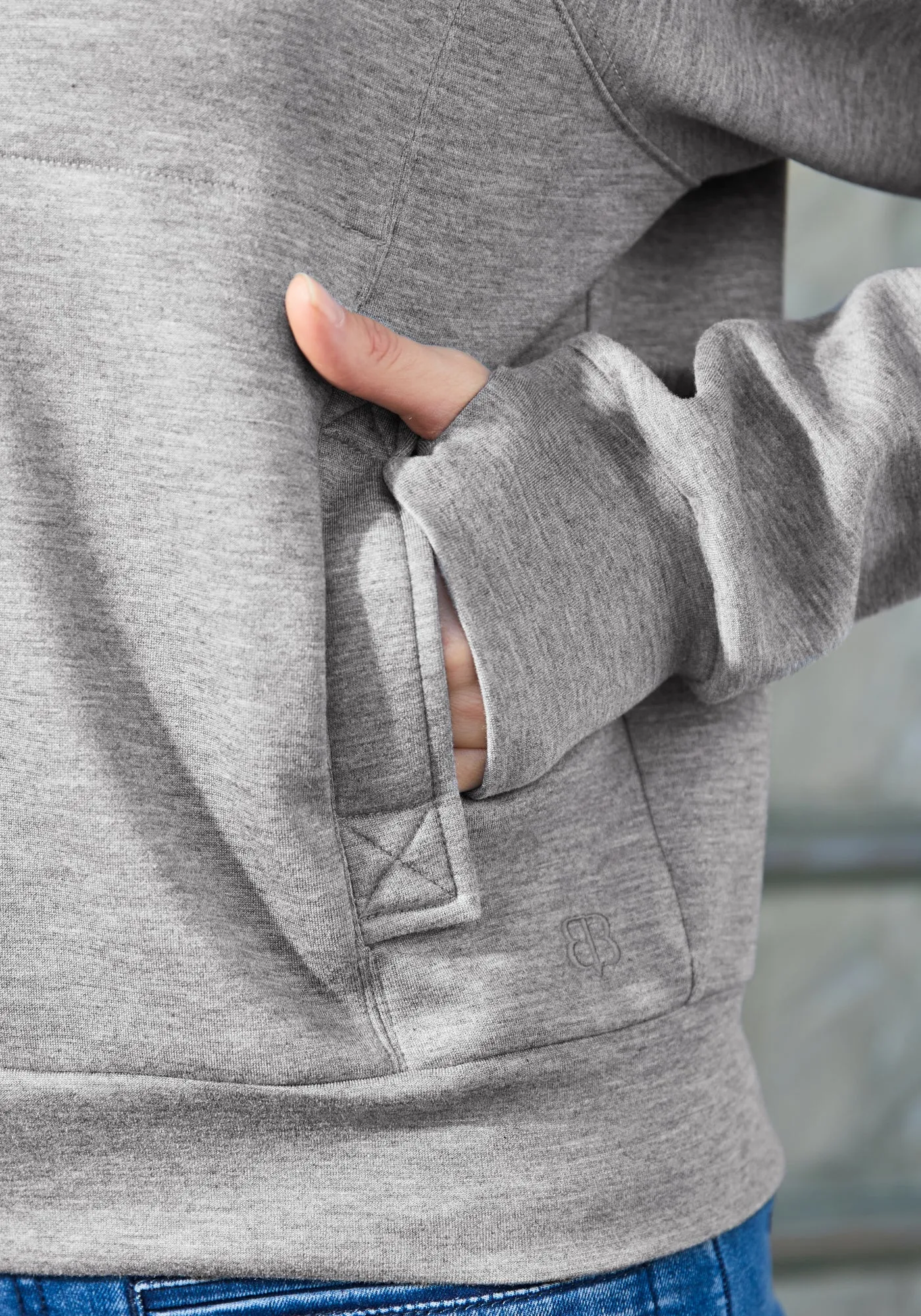 AirFlex Zip Hoodie (Gray) sold by Betabrand product image thumbnail 4