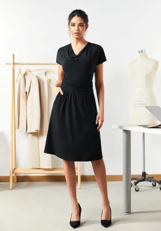 Canopy Dress (Black) sold by Betabrand