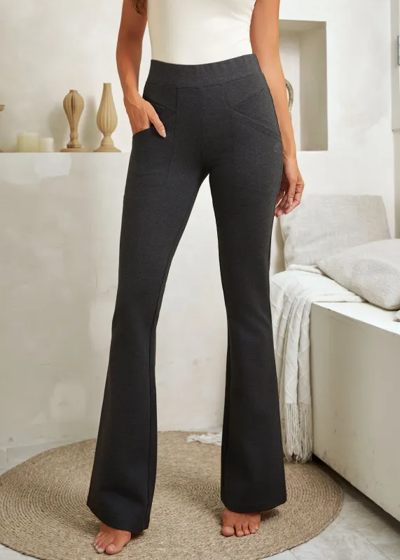 Journey Pant | Bootcut (Charcoal) sold by Betabrand