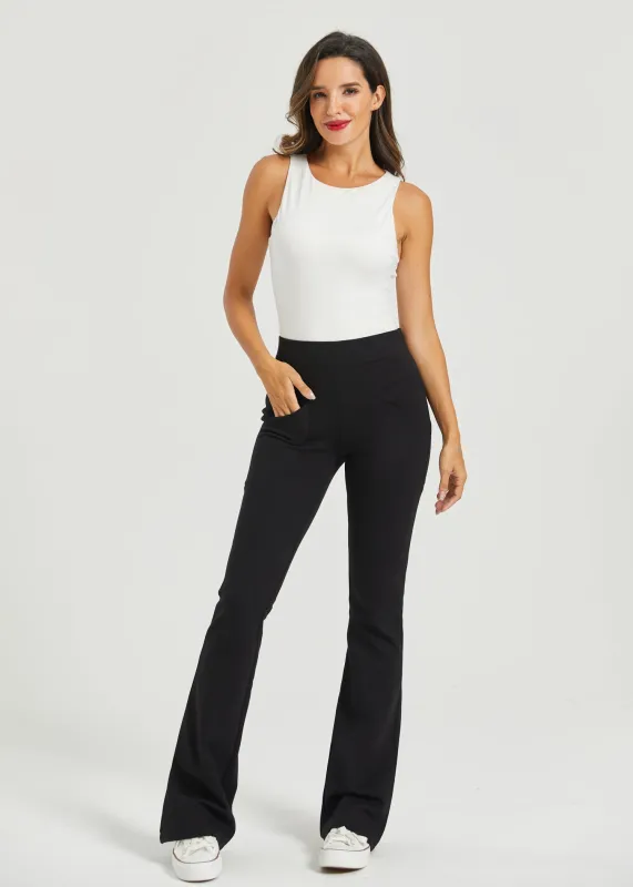 Journey Pant | Bootcut (Black) sold by Betabrand