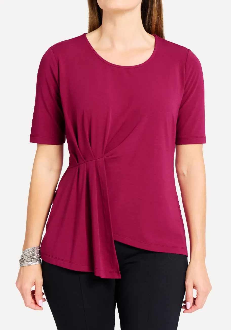 Christine Tee (Plum) sold by Betabrand product image thumbnail 2