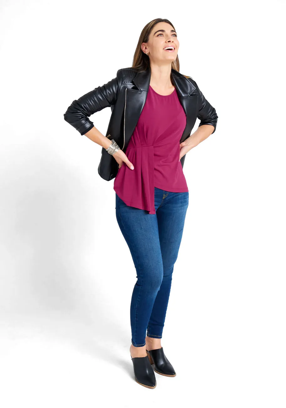 Christine Tee (Plum) sold by Betabrand product image thumbnail 5