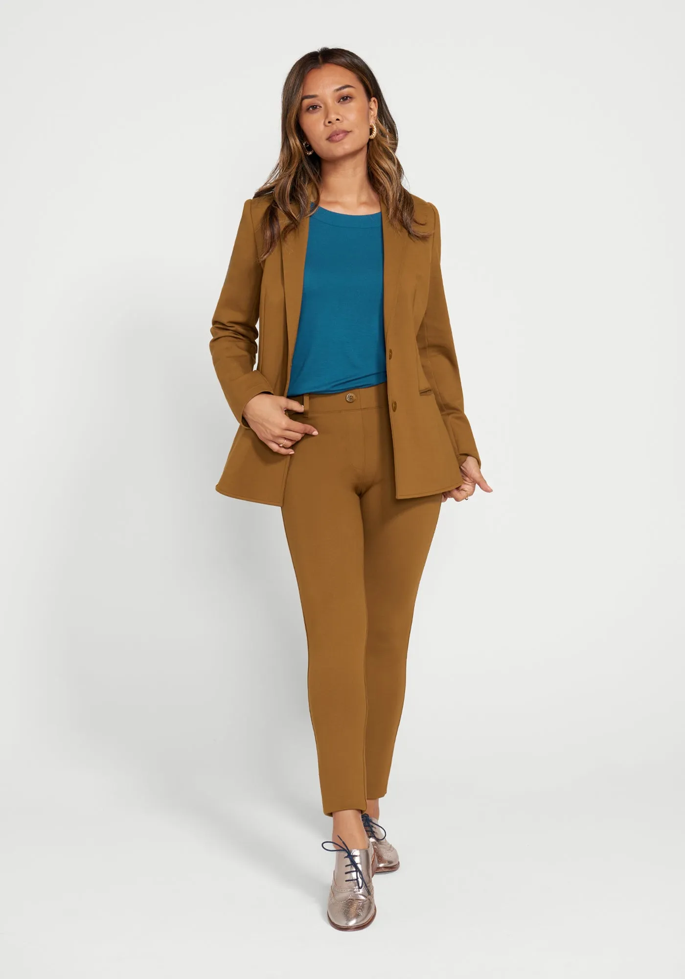 Essential Scoop Long Sleeve (Dark Ocean) sold by Betabrand product image thumbnail 4