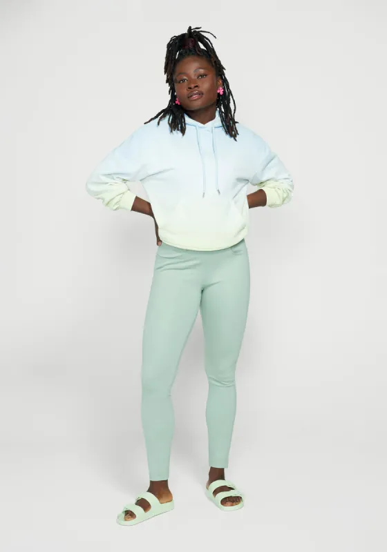 7-Pocket Dress Pant Yoga Pant | Skinny (Muted Mint) sold by Betabrand