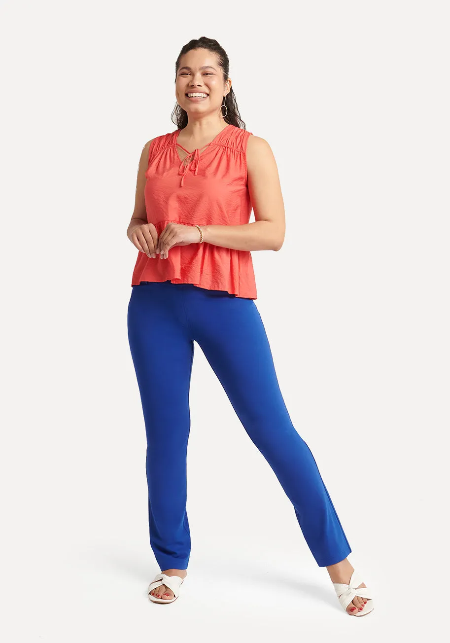 Straight-Leg | Two-Pocket Dress Pant Yoga Pants (Seaglass) sold by Betabrand product image thumbnail 4