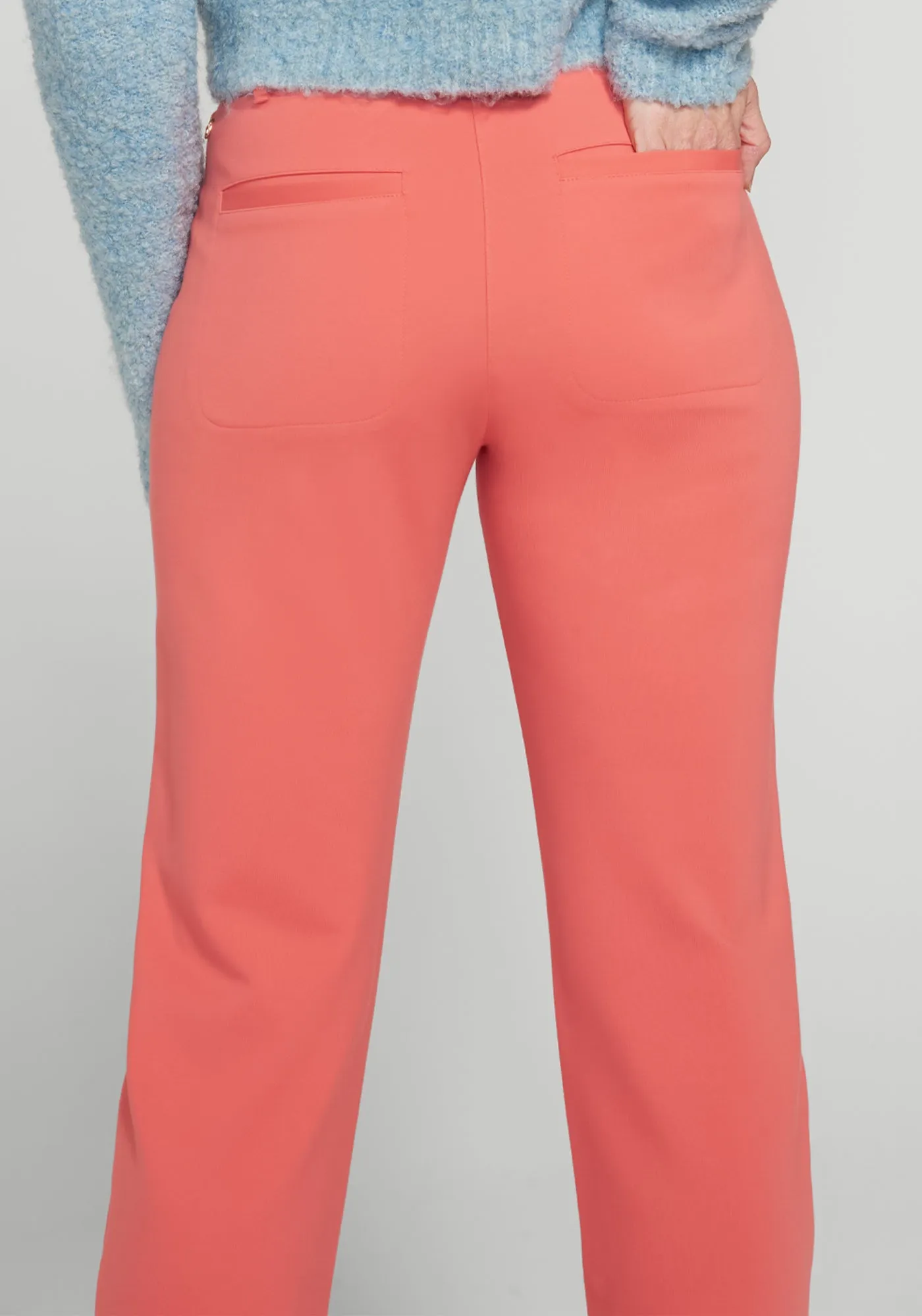 Easy Crop Trouser | Straight (Melon) sold by Betabrand product image thumbnail 3