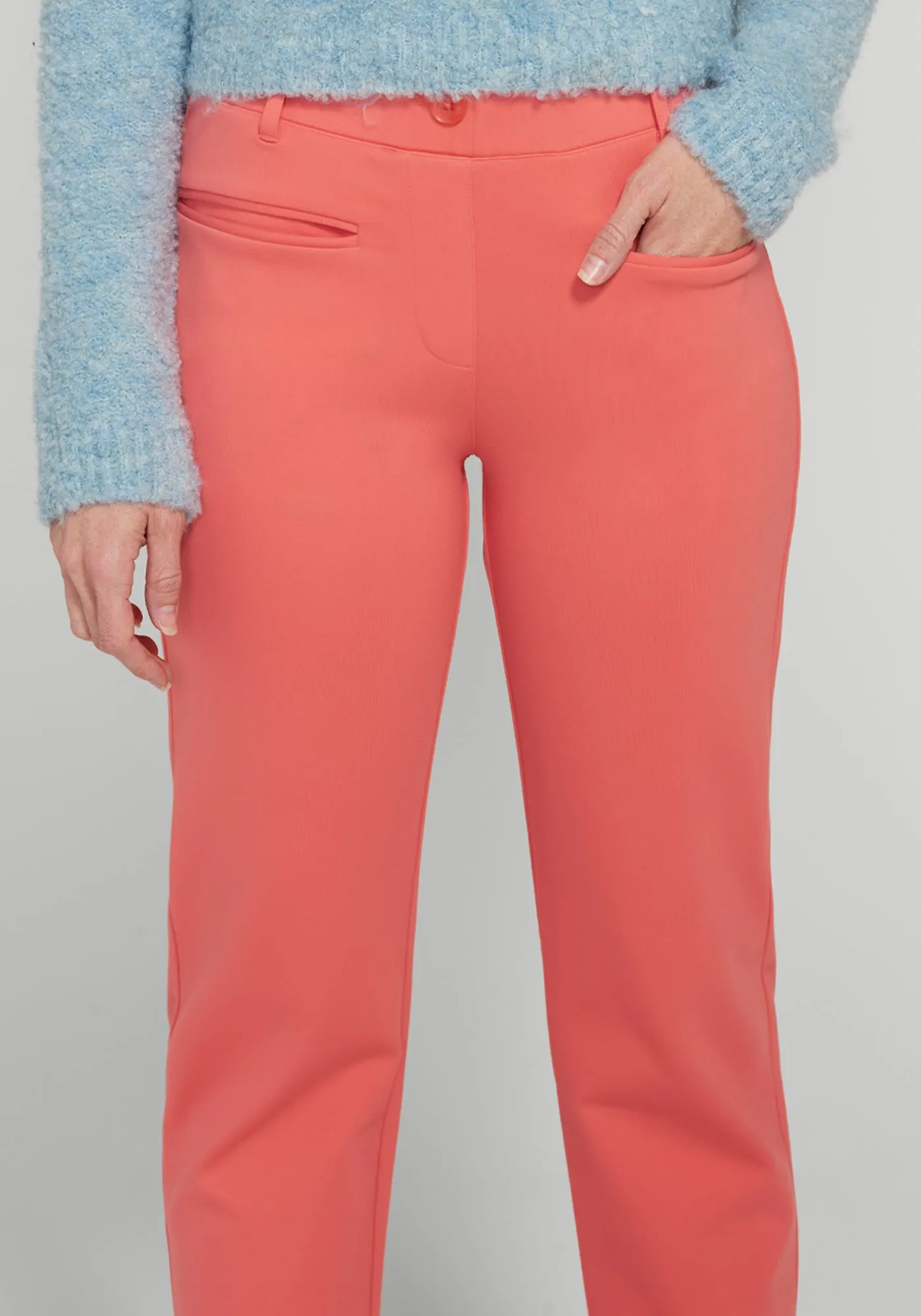 Easy Crop Trouser | Straight (Melon) sold by Betabrand product image thumbnail 2