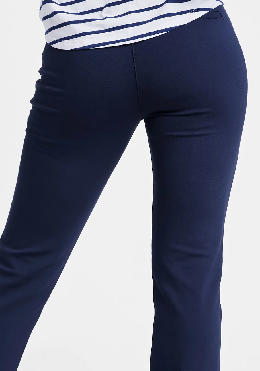 Straight-Leg | Classic Dress Pant Yoga Pants (Navy) sold by Betabrand product image thumbnail 3
