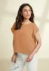 Drift Boat Neck Tee | Linenette (Sandalwood) sold by Betabrand