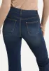 Straight-Leg | 4-Pocket Betabrand Yoga Denim (Dark Vintage Wash) sold by Betabrand