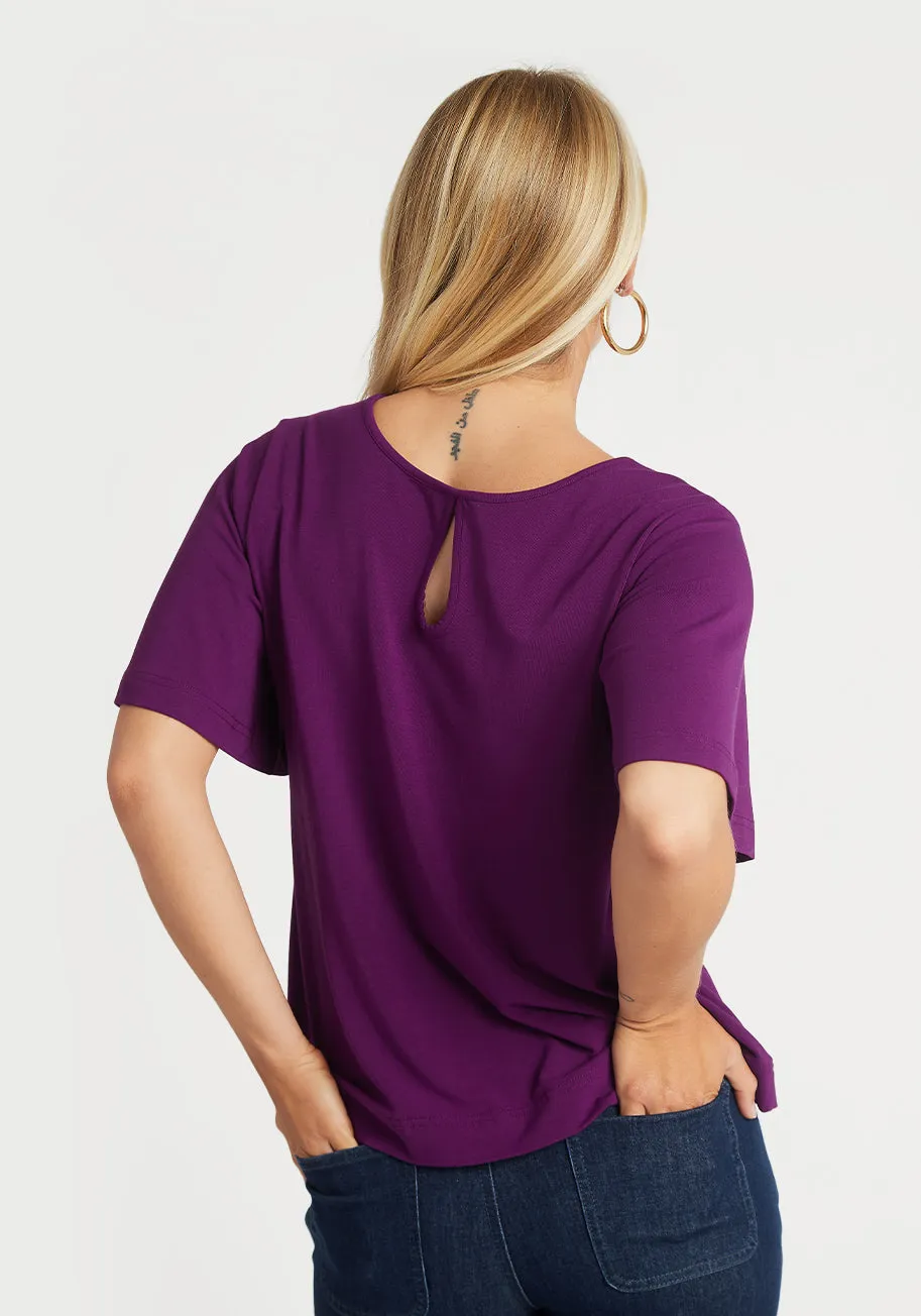 Flow Reversible Top (Dark Iris) sold by Betabrand product image thumbnail 3