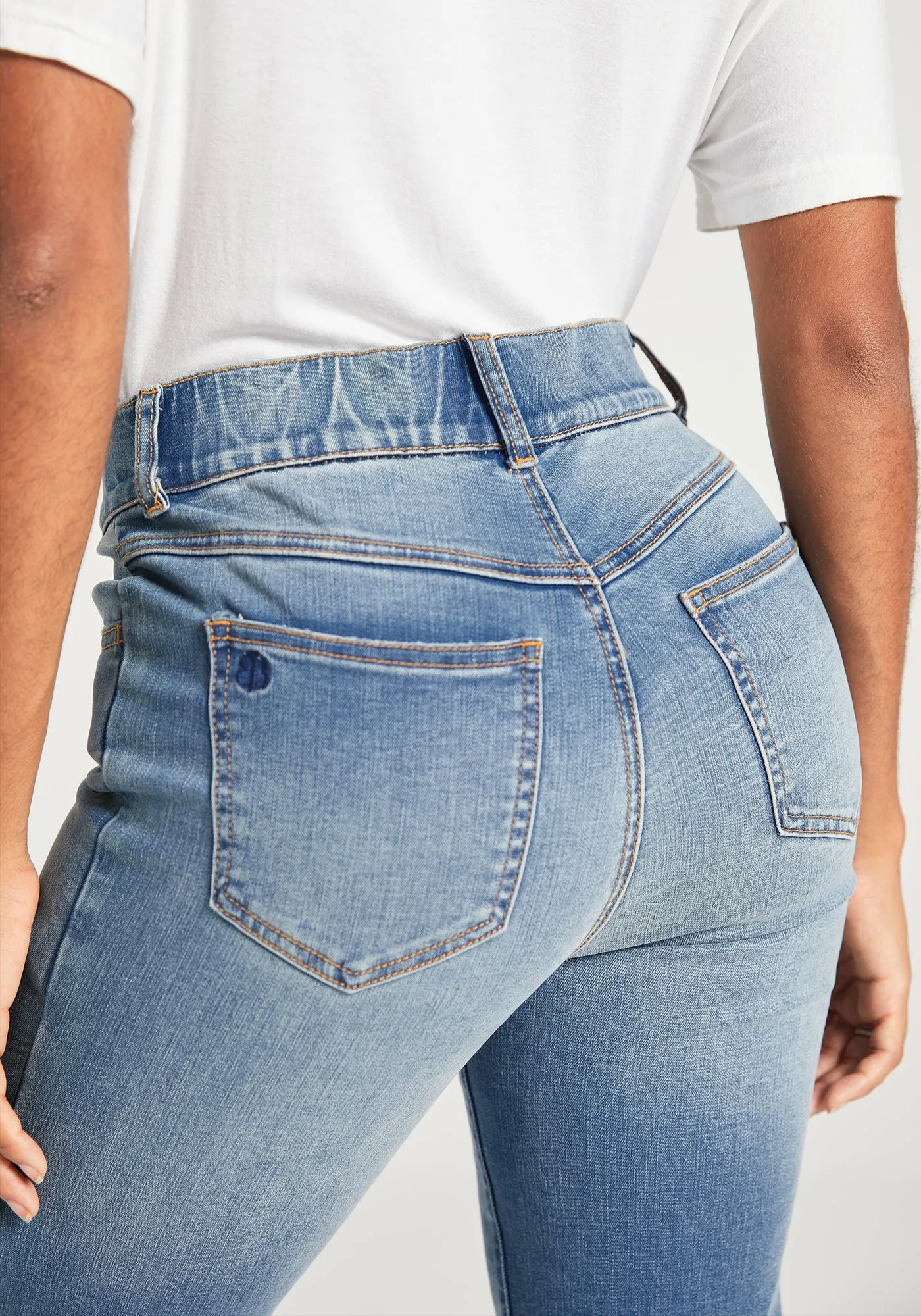 Signature Mid-Rise Denim | Straight (Sonora Wash) sold by Betabrand product image thumbnail 2
