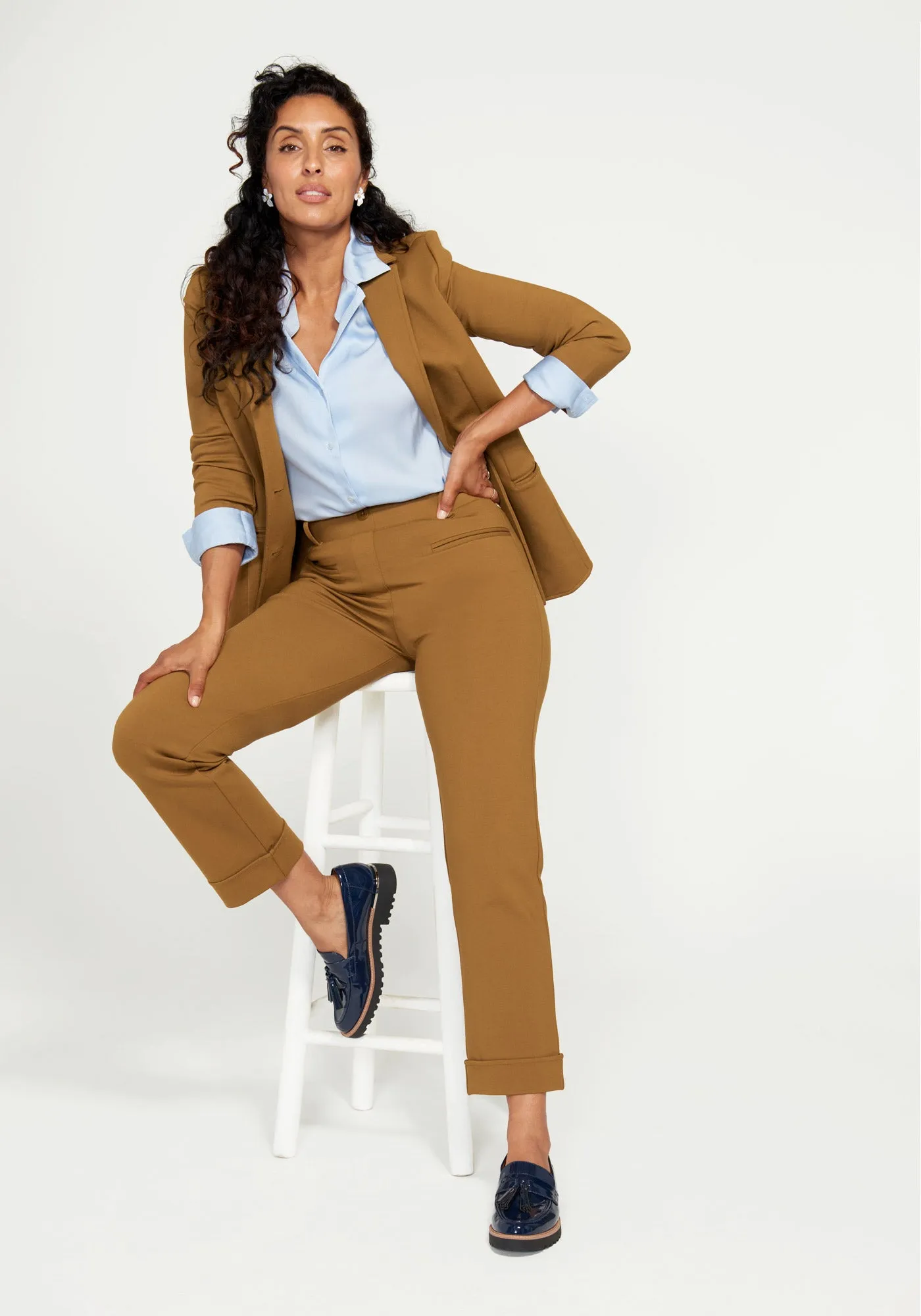 Classic Blazer (Nutmeg) sold by Betabrand product image thumbnail 4