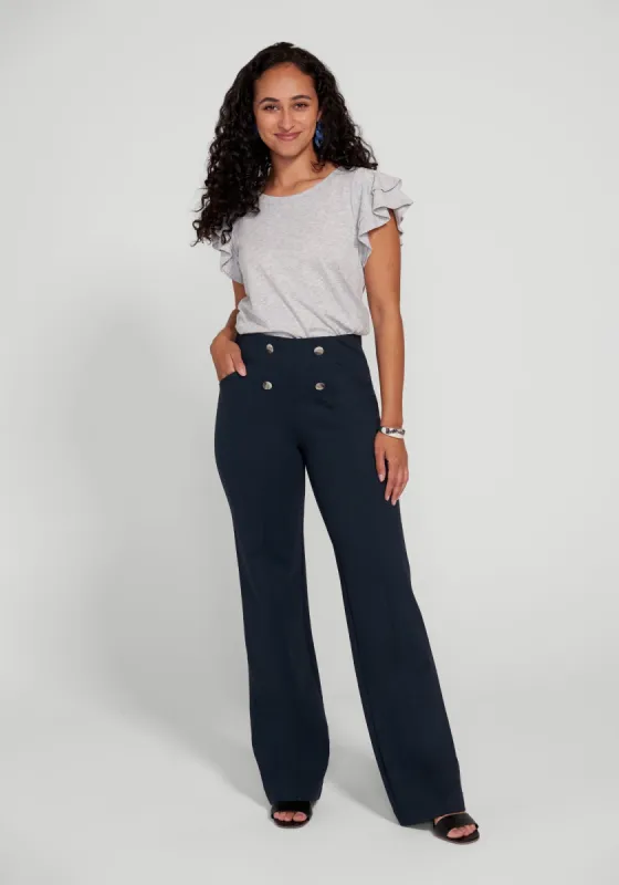 PRESALE ⏰ Atlantic Pant | Wide (Navy) sold by Betabrand