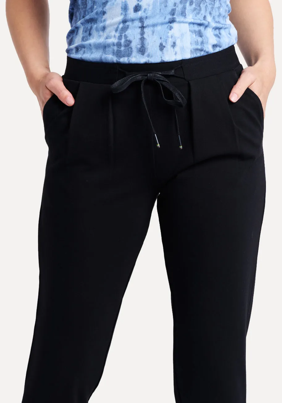 Skinny-Leg | SoHo Joggers (Black) sold by Betabrand product image thumbnail 2