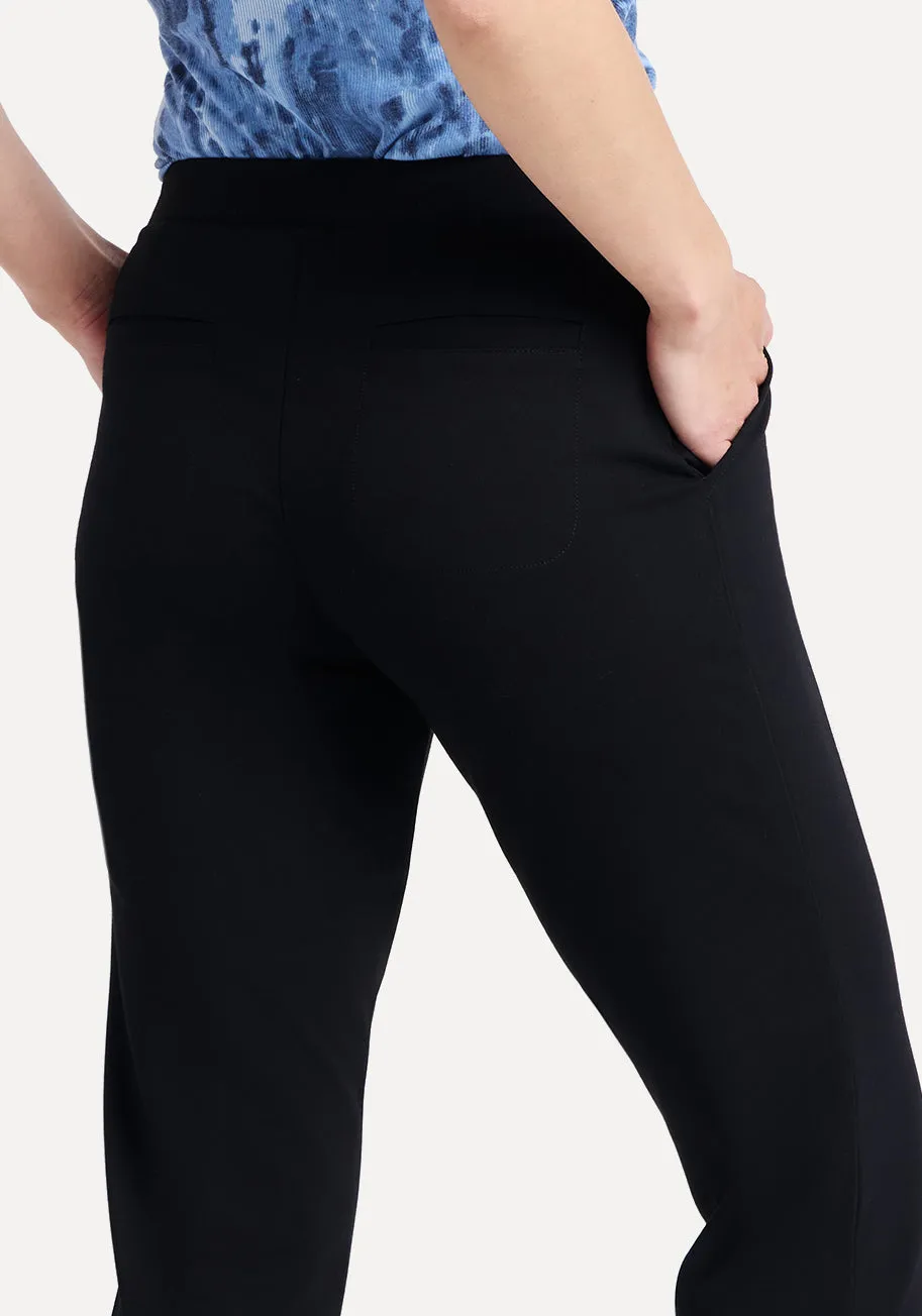 Skinny-Leg | SoHo Joggers (Black) sold by Betabrand product image thumbnail 3