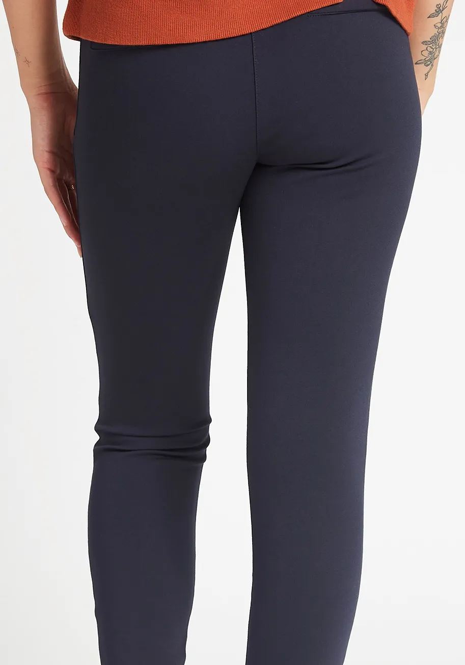 Skinny-Leg | Classic Dress Pant Yoga Pants (Navy) sold by Betabrand product image thumbnail 3