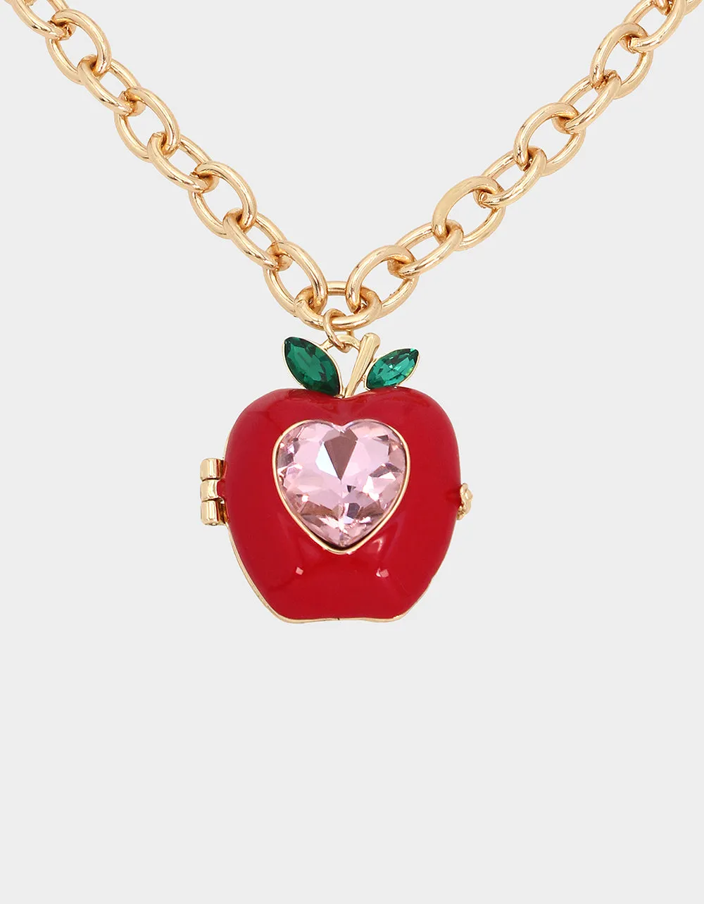 BOOK SMART APPLE PENDANT RED sold by Betsey Johnson product image thumbnail 3