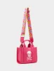 SKULLY DEBOSS MINI TOTE PINK sold by Betsey Johnson