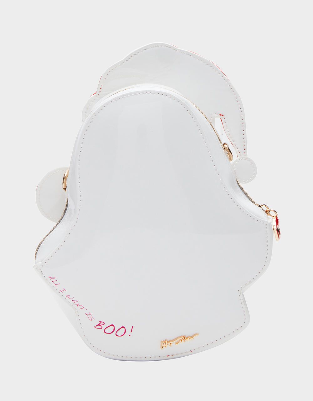 KITSCH ALL I WANT IS BOO CROSSBODY WHITE sold by Betsey Johnson product image thumbnail 5