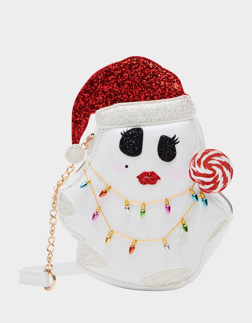KITSCH ALL I WANT IS BOO CROSSBODY WHITE sold by Betsey Johnson