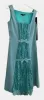 Turquoise Blue Midi Evening Dress | RE:LUV sold by Betsey Johnson