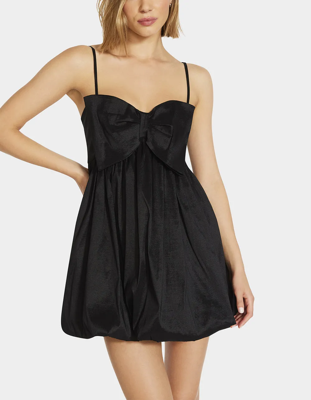 MEGAN BOW DRESS BLACK sold by Betsey Johnson product image thumbnail 2