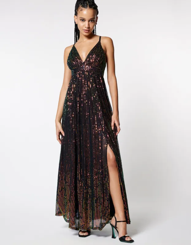 JAMES MAXI DRESS MULTI sold by Betsey Johnson