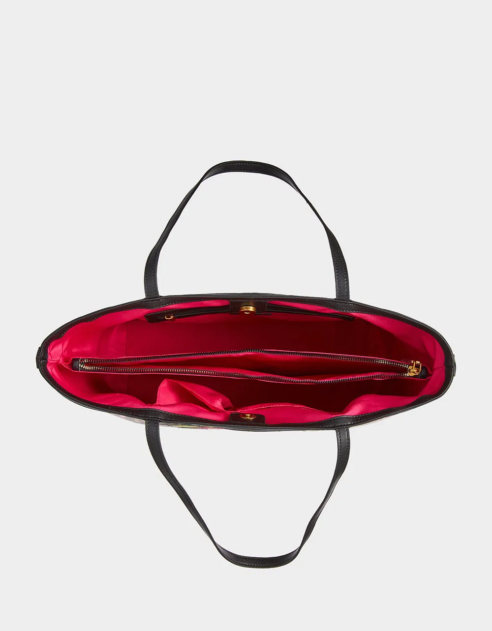 EMBROIDERED PATCH TOTE MULTI sold by Betsey Johnson product image thumbnail 3