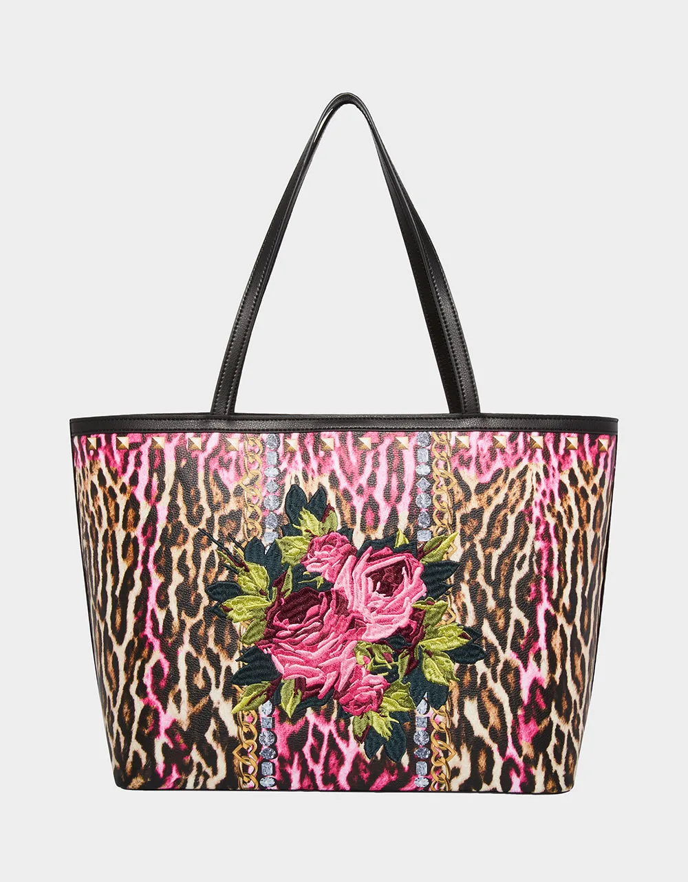 EMBROIDERED PATCH TOTE MULTI sold by Betsey Johnson