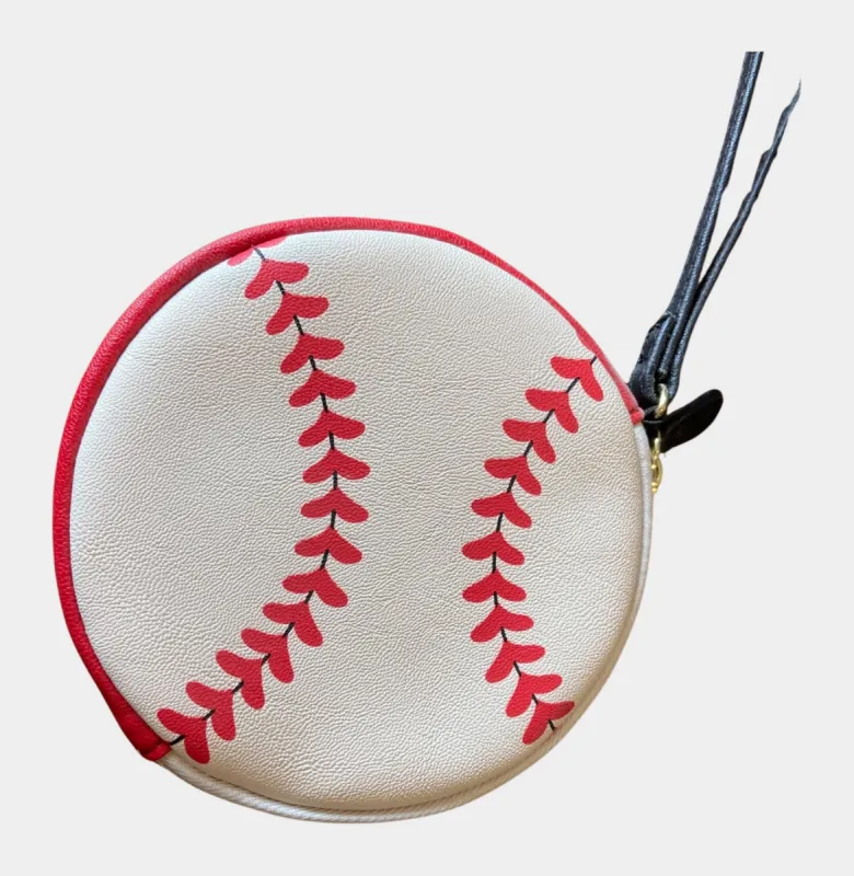 Small Baseball Wristlet | RE:LUV sold by Betsey Johnson