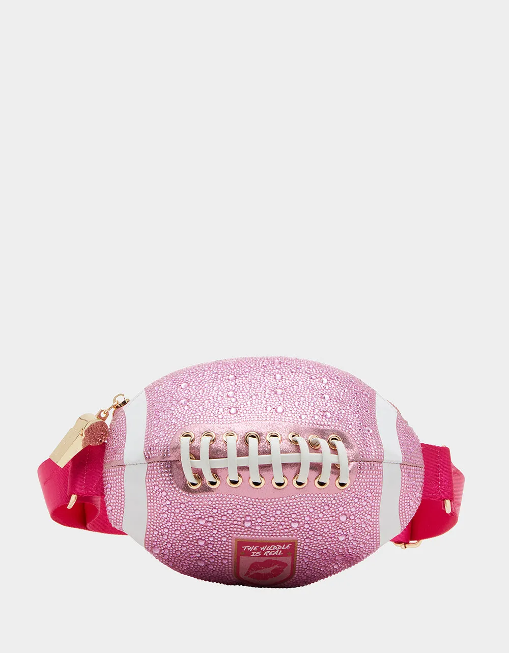 KITSCH TACKLE ME RHINESTONE SLING PINK sold by Betsey Johnson