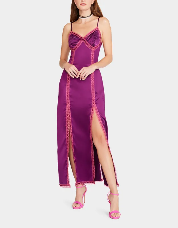 open lace back dress UNIF