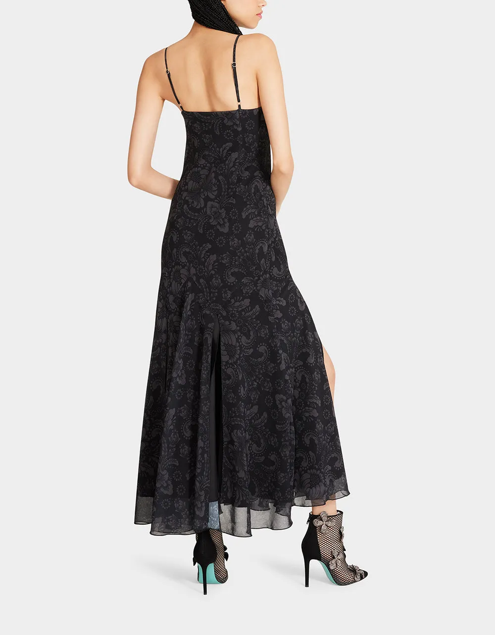 ADDISON MIDI DRESS VINTAGE BLACK MULTI sold by Betsey Johnson product image thumbnail 4