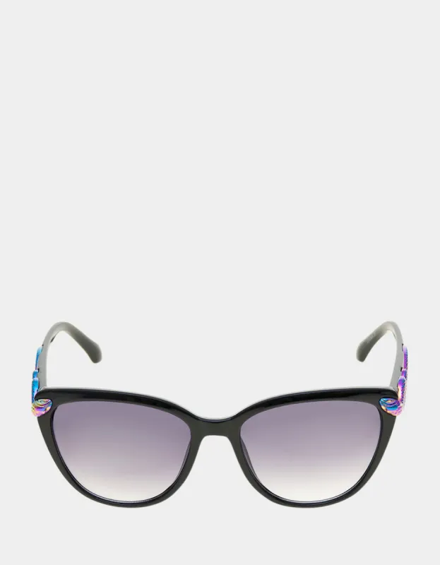 BETSEYS SLITHERING SNAKE SUNNIES BLACK sold by Betsey Johnson