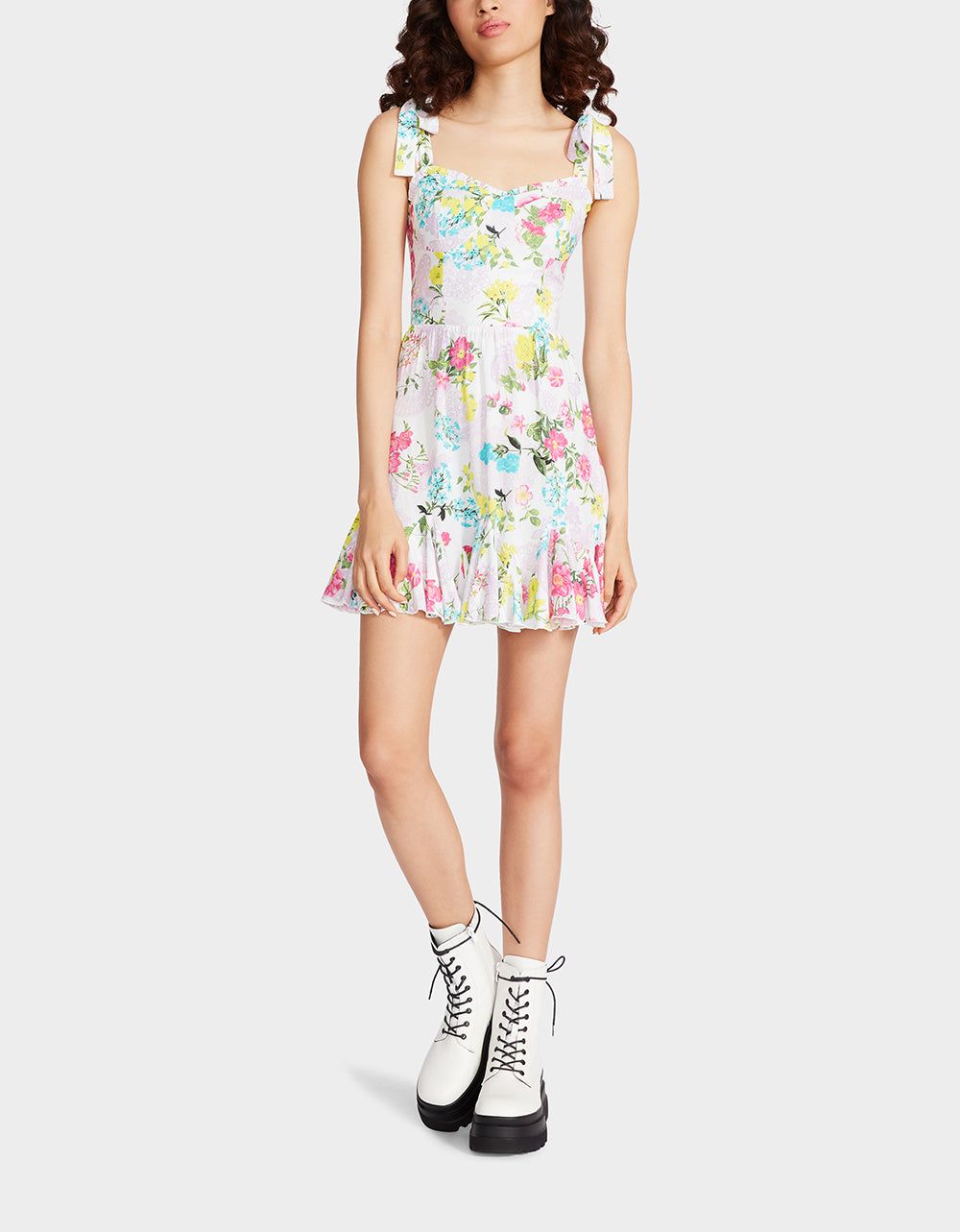 TULLUAH MINI DRESS WHITE sold by Betsey Johnson product image thumbnail 5