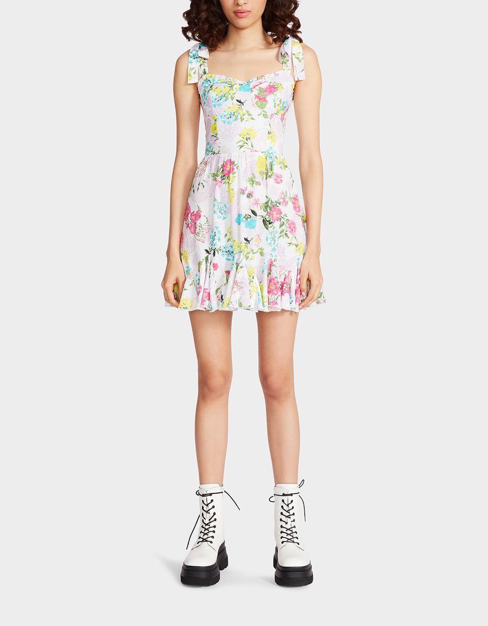 TULLUAH MINI DRESS WHITE sold by Betsey Johnson product image thumbnail 4