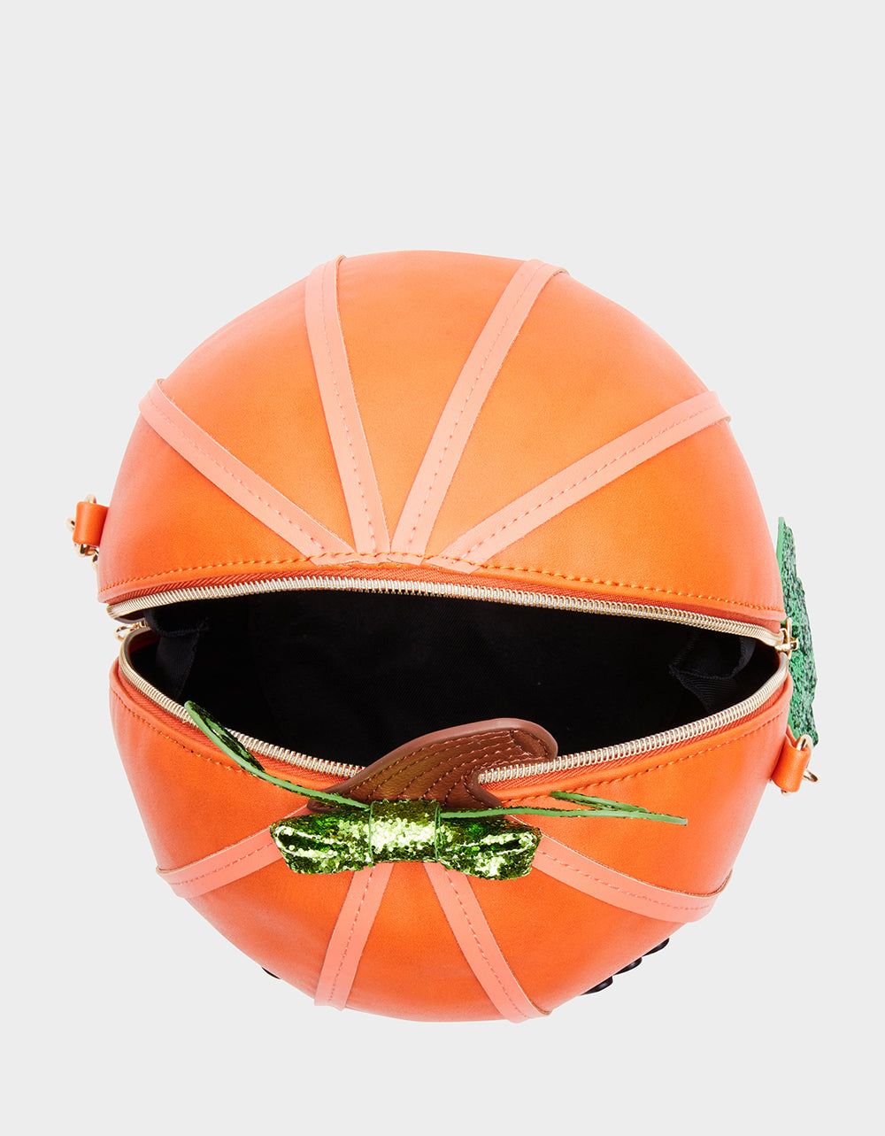 KITSCH PUMPKIN CROSSBODY ORANGE MULTI sold by Betsey Johnson product image thumbnail 4